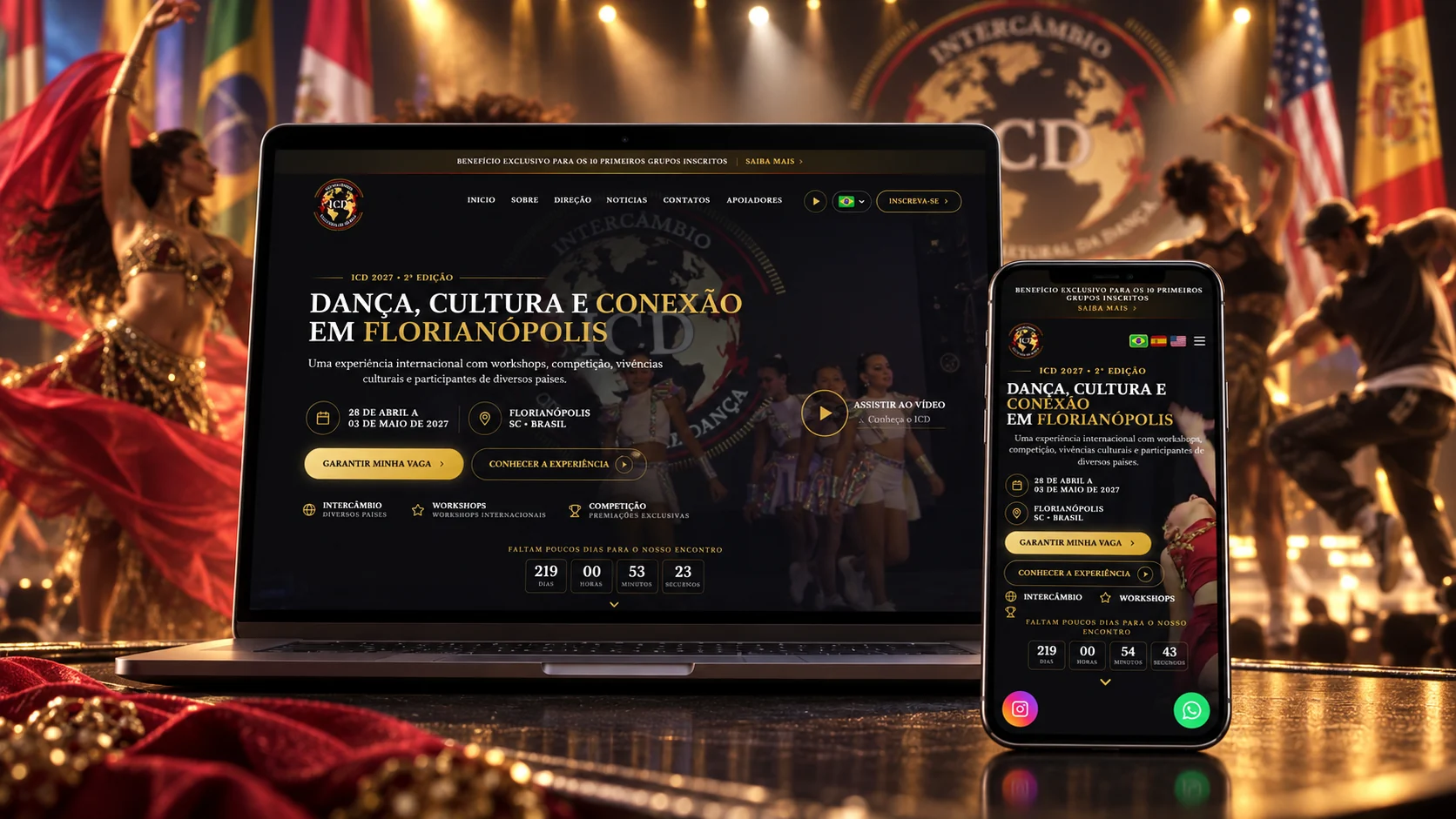ICD 2027, site institucional